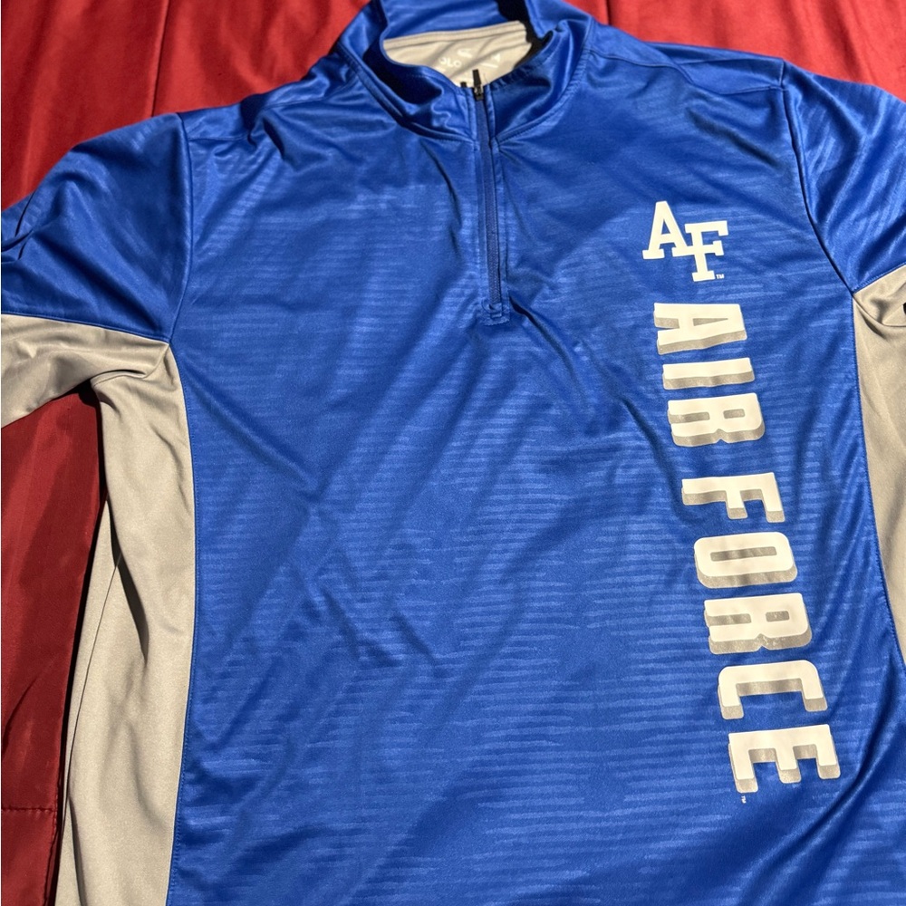 Air Force Blue and Gray Shirt - Picture 3 of 4
